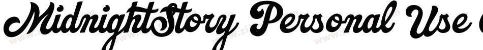 MidnightStory Personal Use Only字体转换